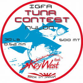 Key West Tuna Contest Nylon I.G.F.A. Arancione 30lb 0,52mm 500mt